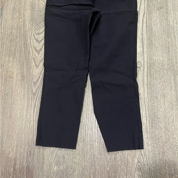 Peck & Peck Petite Pull-On Trouser Dress Pants Mid Rise Stretch Black Size 2P - Picture 6 of 7